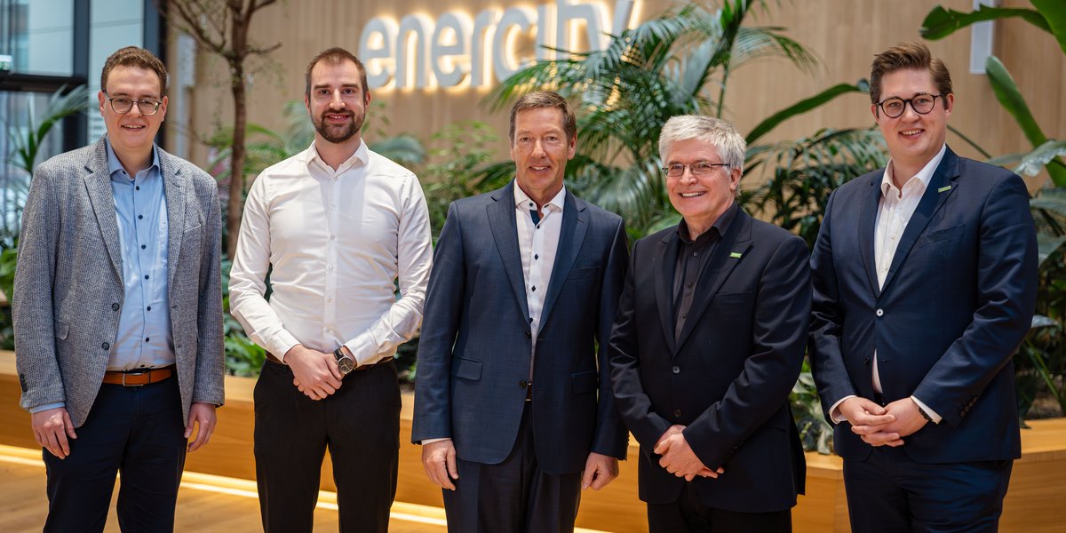 Das Team der Plattform Grüne Fernwärme zu Gast bei Enercity.